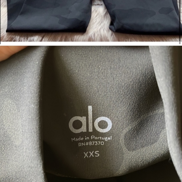 NEW Alo vapor leggings camo XXS - Picture 2 of 3